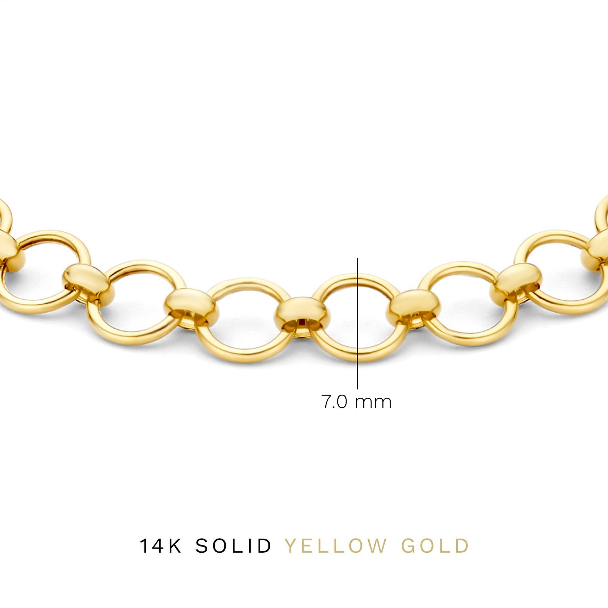 Isabel Bernard Belleville Axelle 14 Carat Golden Chain bracelet IB320136