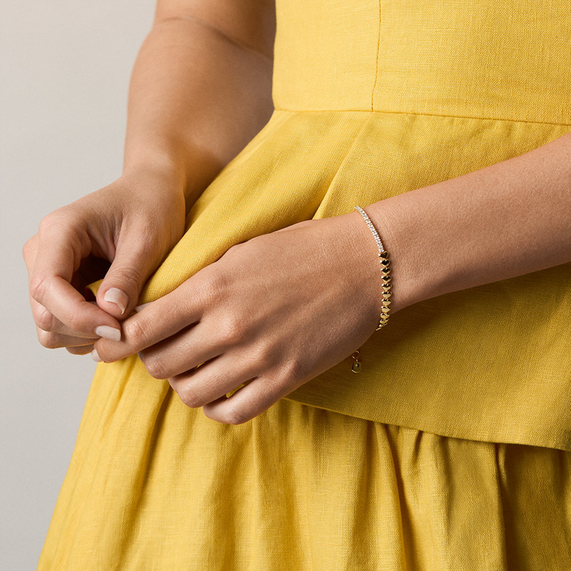 Fossil Sutton Brass Women's Bracelet JA7303710-zoom-