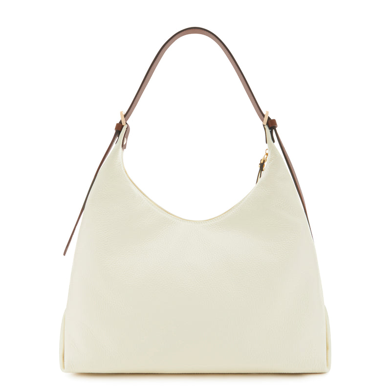 Isabel Bernard Honoré Muriel Creme Kalbsleder Umhängetasche IB25075-070-zoom-