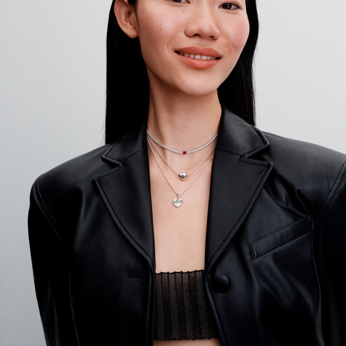 Pandora Moments 925 Sterling Silver Necklace 393549C01-40