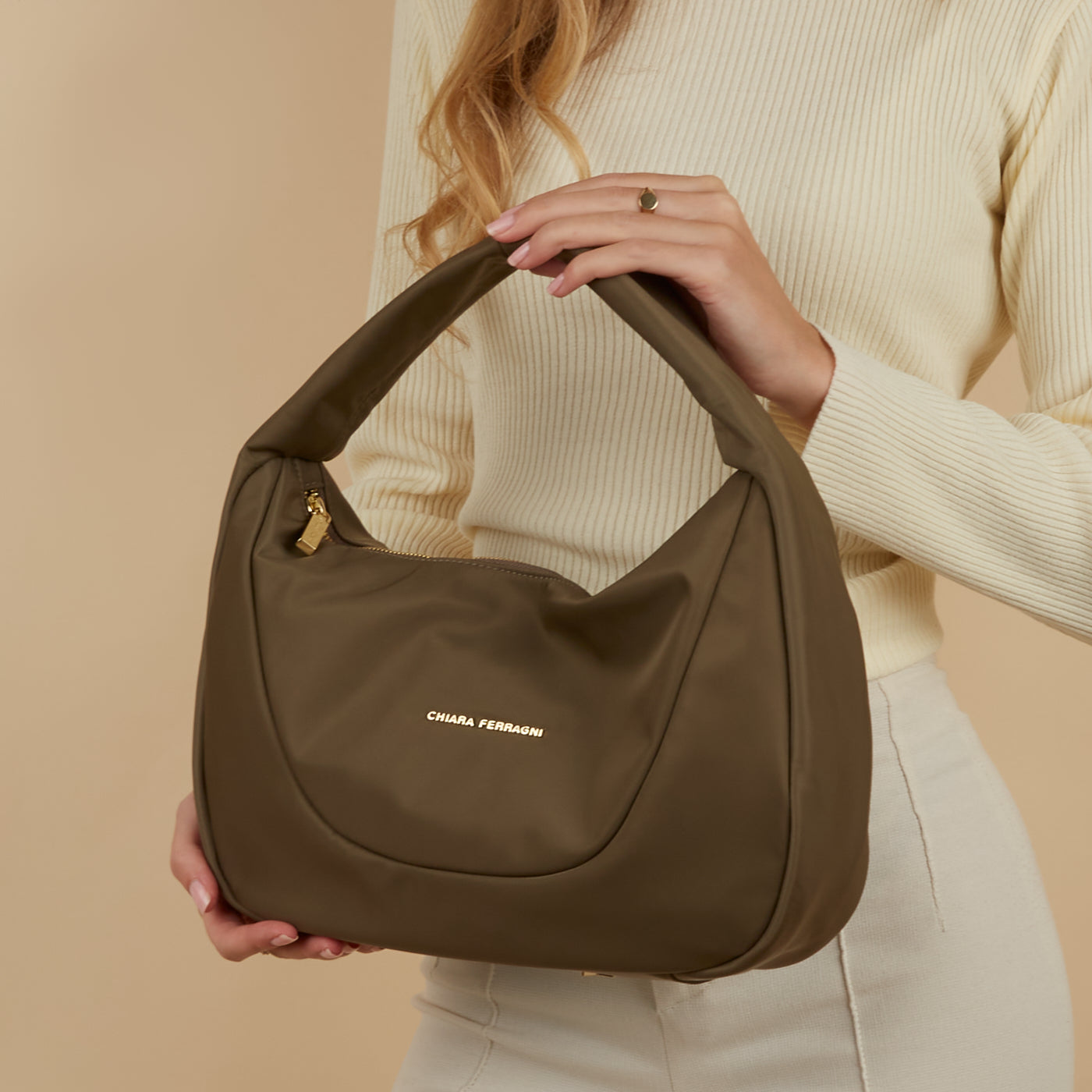 Chiara Ferragni Caia Green Handbag 75SB4BG5-ZS962-182