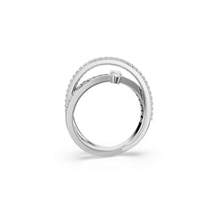 Swarovski Hyperbola Silver Ring 5691229