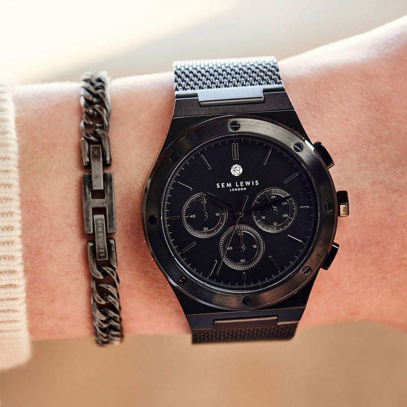 Sem Lewis Battersea Northcote Road Armband Gunmetal SL320022-zoom-