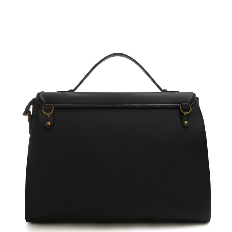 Violet Hamden Essential Bag Schwarze Handtasche mit 16.4-Zoll-Laptopfach VH21005-zoom-