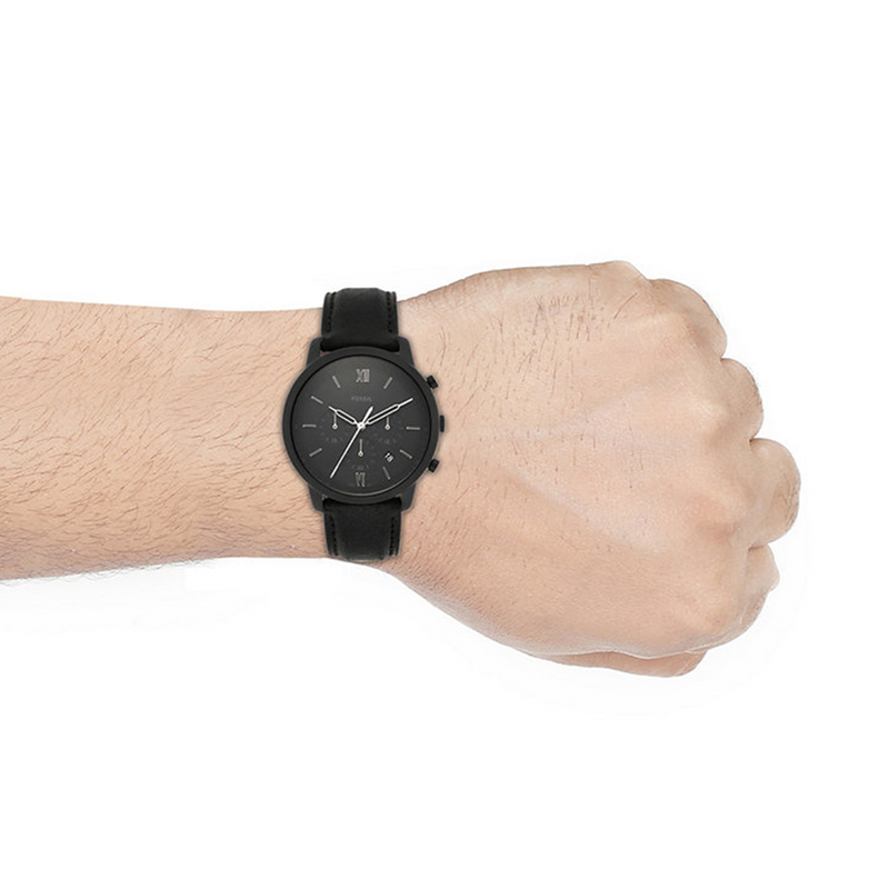 Fossil Neutra Chrono Chronograph Schwarze Herrenuhr FS5503-zoom-