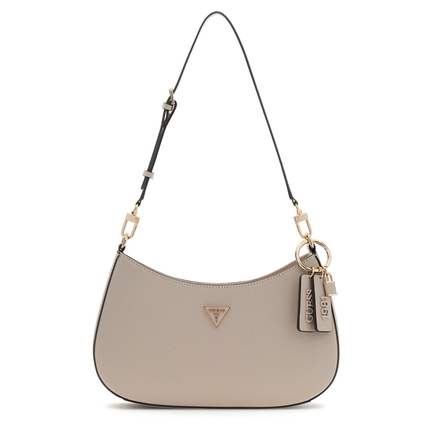 Guess Noelle II Taupe Top Zip Shoulder Bag HWZG96-72180-TAU