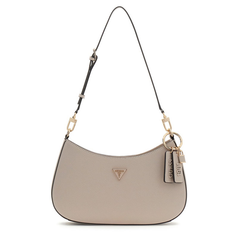 Guess Noelle II Taupe Top Zip Shoulder Bag HWZG96-72180-TAU-zoom-