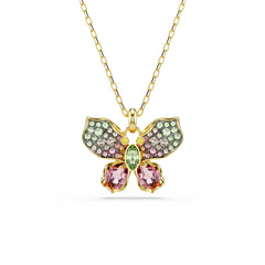 Swarovski Idylli Multi Coloured Butterfly Necklace 5709950