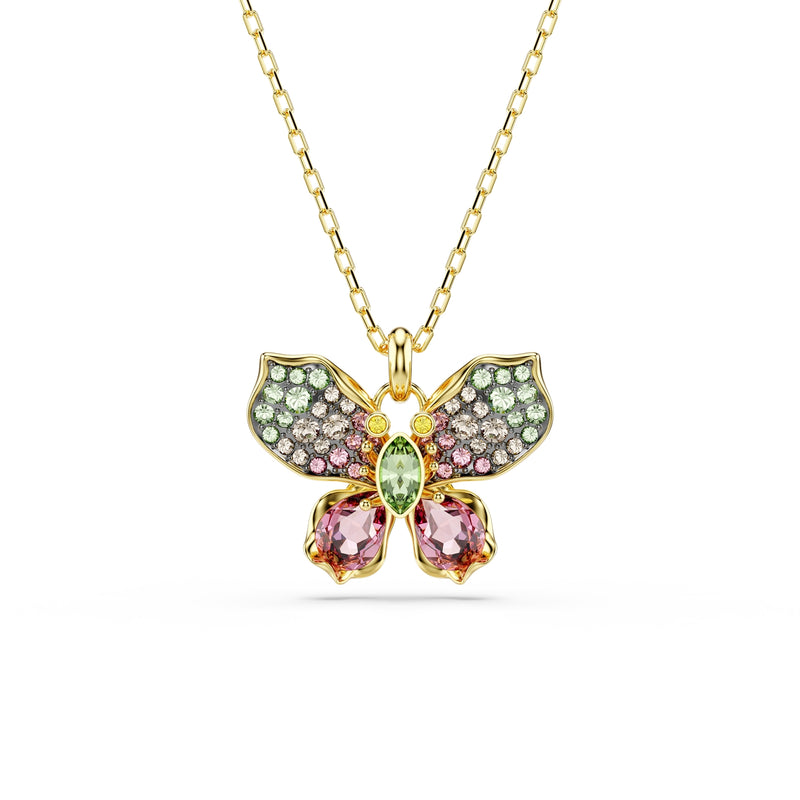 Swarovski Idylli Multi Coloured Butterfly Necklace 5709950-zoom-