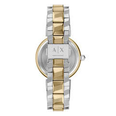 Armani Exchange Audora Round Silver Dial Watch AX4406