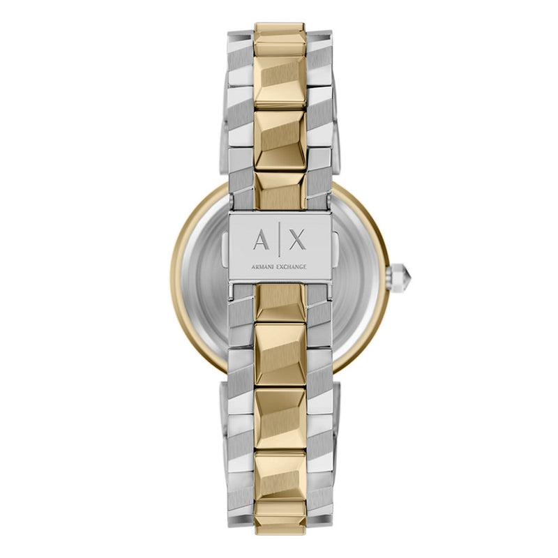 Armani Exchange Audora Round Silver Dial Watch AX4406-zoom-