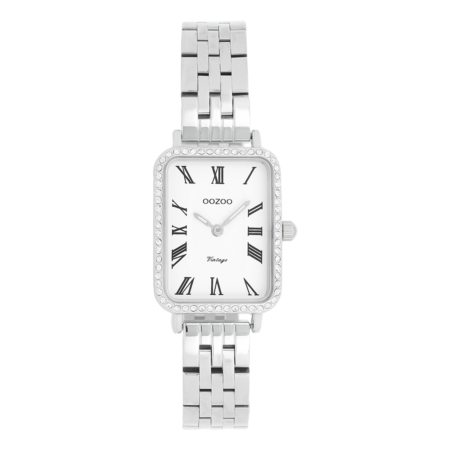 OOZOO Vintage Silver and White Women's Watch C20413