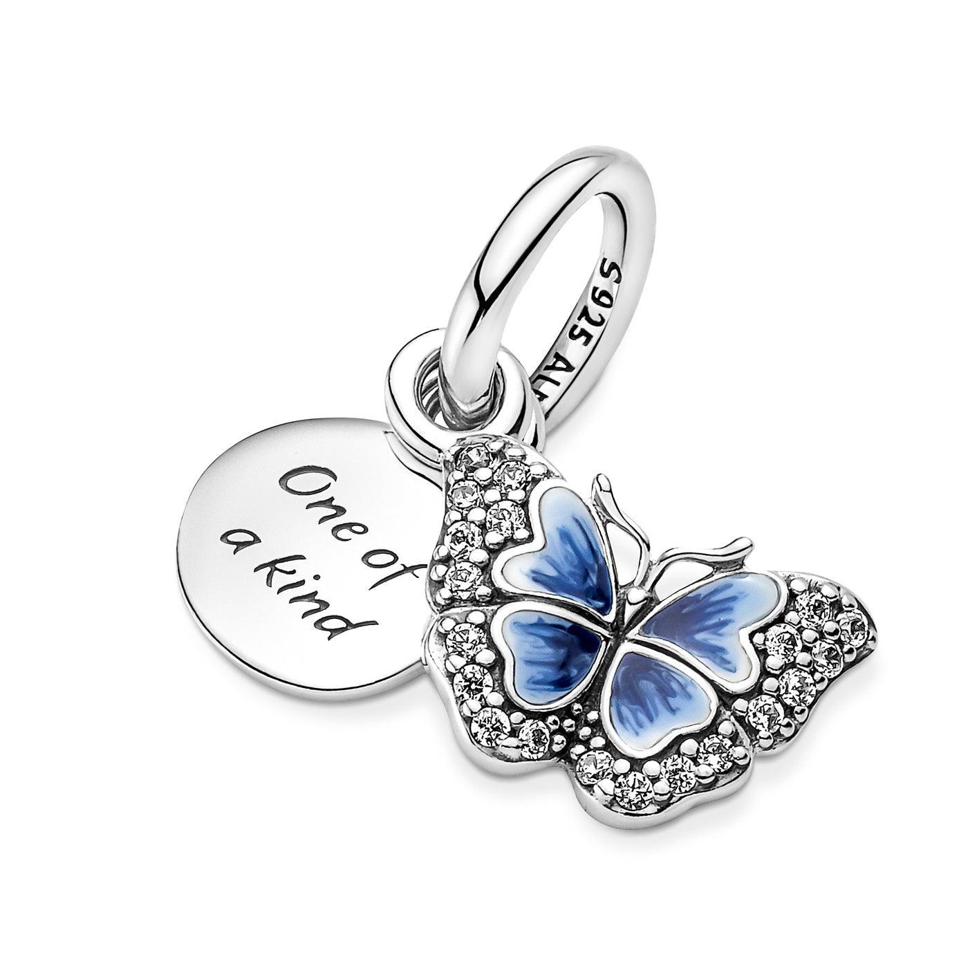 Pandora Moments 925 Sterling Silver Butterfly Dangle Charm 790757C01