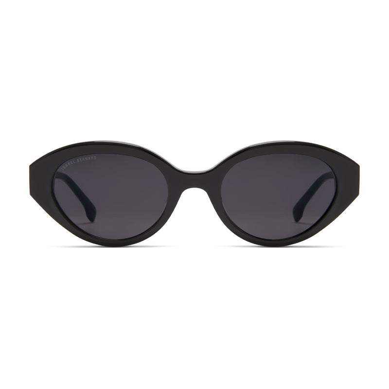Isabel Bernard La Villette Rosaire Schwarz Oval Sonnenbrille IB400002-01-01-zoom-