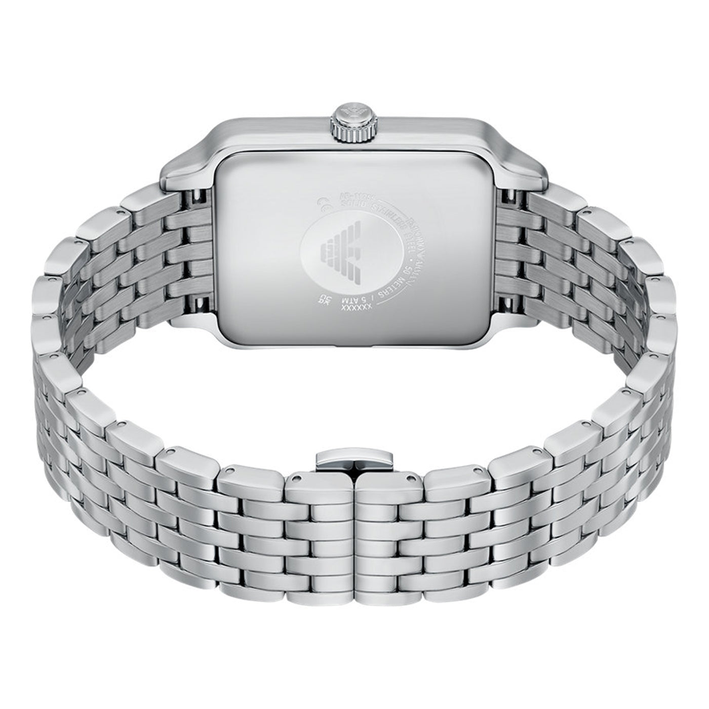 Emporio Armani Rectangular Black Dial Watch AR11755