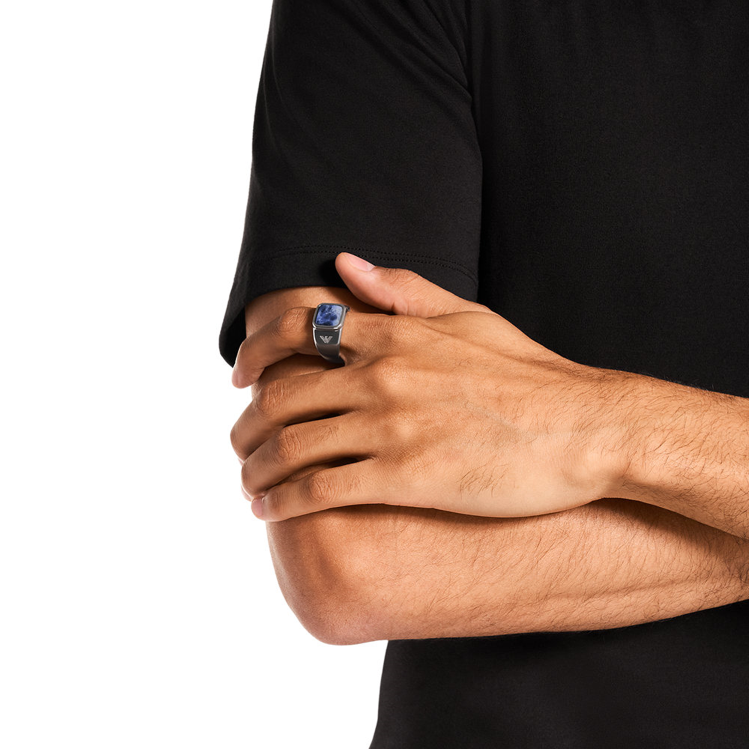 Emporio Armani Stainless Steel Men's Ring EGS3325040-10