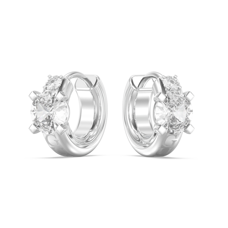 Guess Piercing Studio Silver Earrings JUBE06270JWRHT-U-zoom-