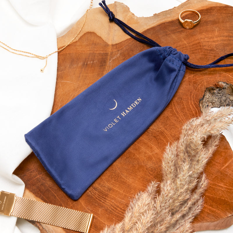 Violet Hamden Sunrise Gold- und Silberfarbener Stahlarmband (14 mm) VH43003-zoom-