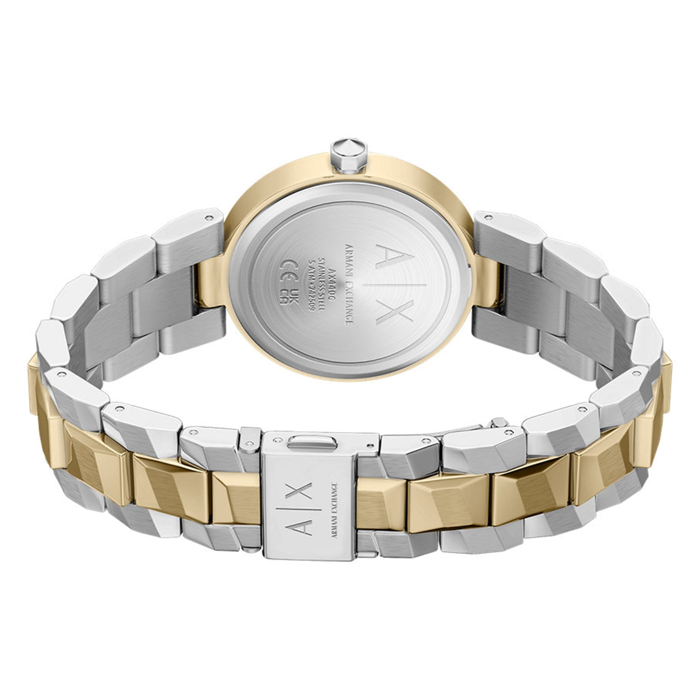 Armani Exchange Audora Round Silver Dial Watch AX4406