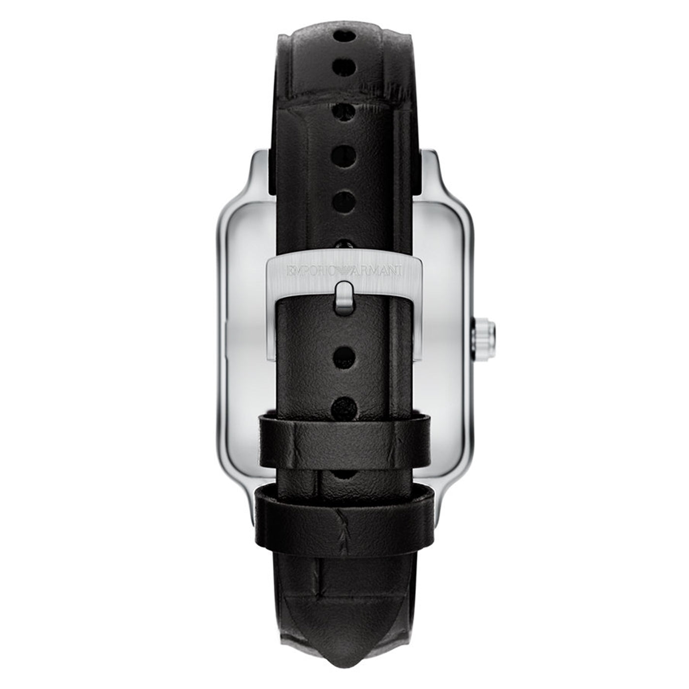 Emporio Armani Rectangular Silver Dial Watch AR11756