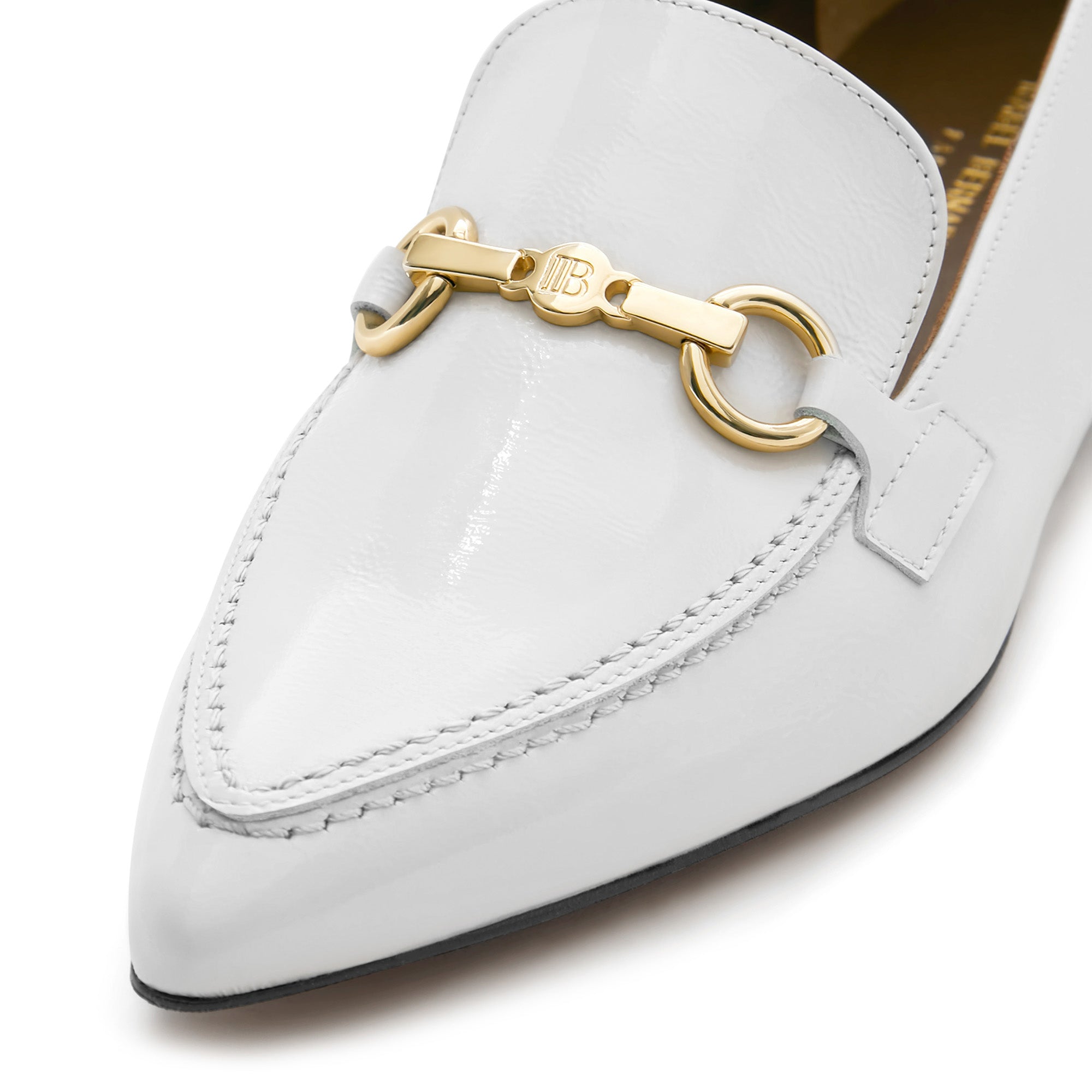 Isabel Bernard Vendôme Margaux Witte Lakleren Loafers IB51010-00-41