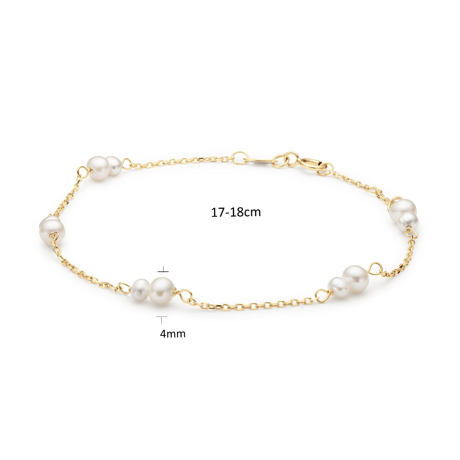 Jackie Gold Monte Carlo Pearl 14 Karat Gold Bracelet 585 JKB25.506