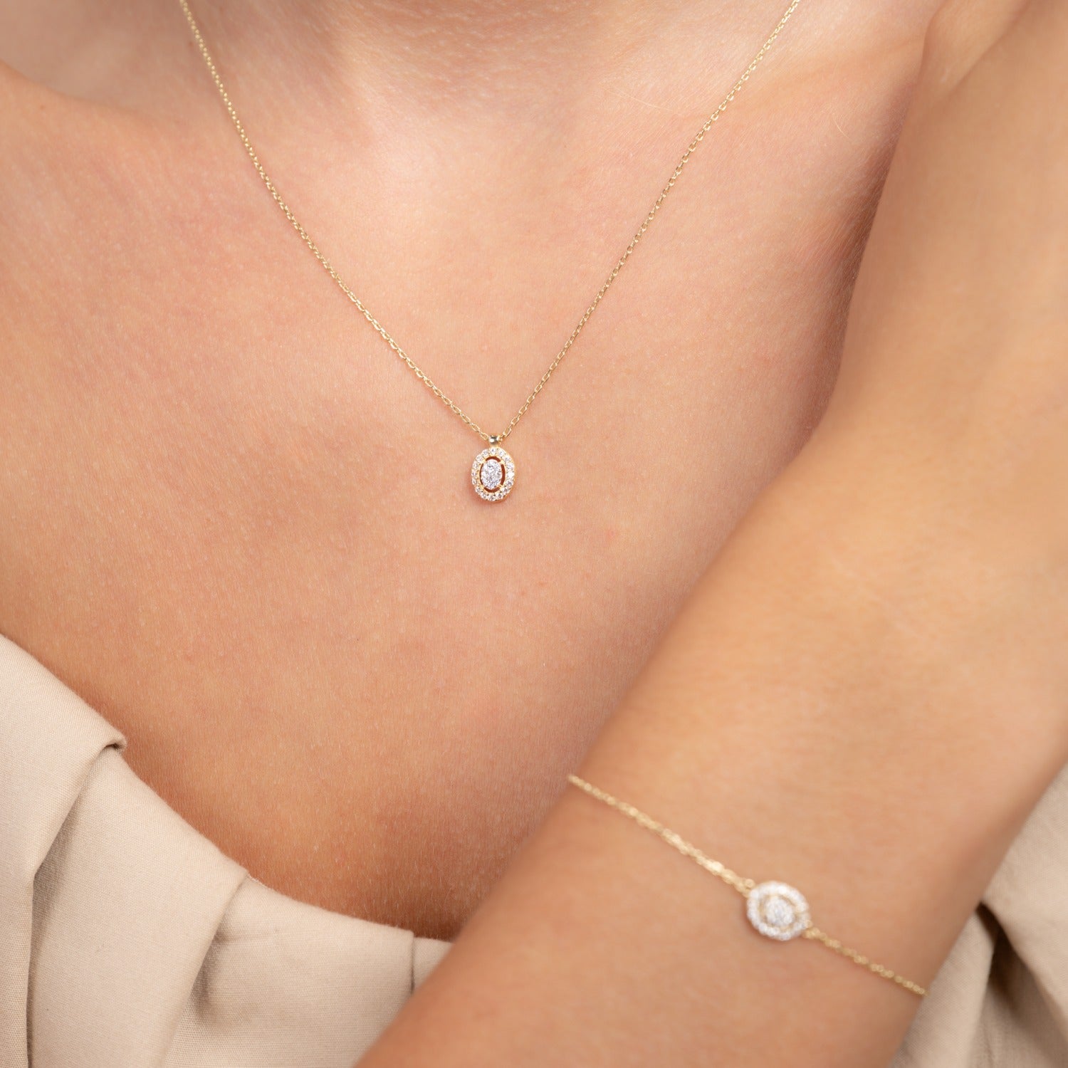 Isabel Bernard Le Marais Anne 14 Karat Gold Necklace IB340175