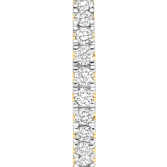 Isabel Bernard De la Paix Madeline 14 karat gold hoop earrings with diamond 0.15 carat IBD360034