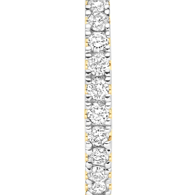 Isabel Bernard De la Paix Madeline 14 karat gold hoop earrings with diamond 0.15 carat IBD360034-zoom-