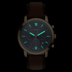 Fossil Neutra Round Blue Dial Watch FS6162