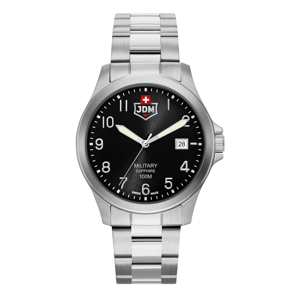 JDM Military Alpha I Black Men's Watch JDM-WG001-09