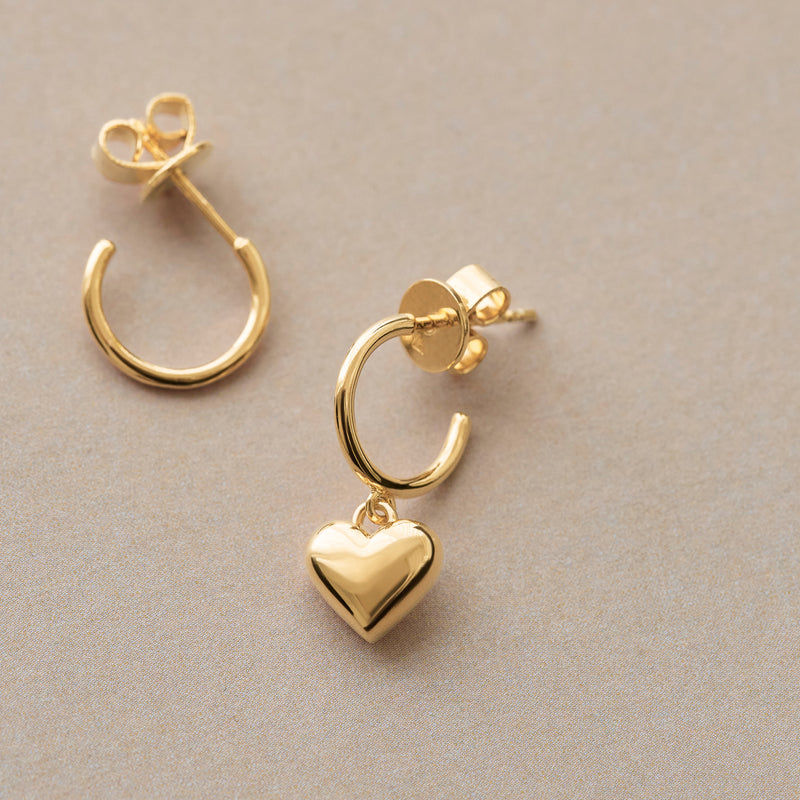 P D Paola Engrave Me 925 Sterling Silberen Goldfarbene L'Absolu Ohrringe mit 750er Golden Plattierung AR01-364-U-zoom-