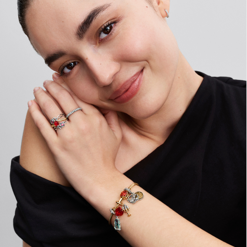 Pandora Collabs Gold Plated Disney Lumiere Charm 763985C01-zoom-