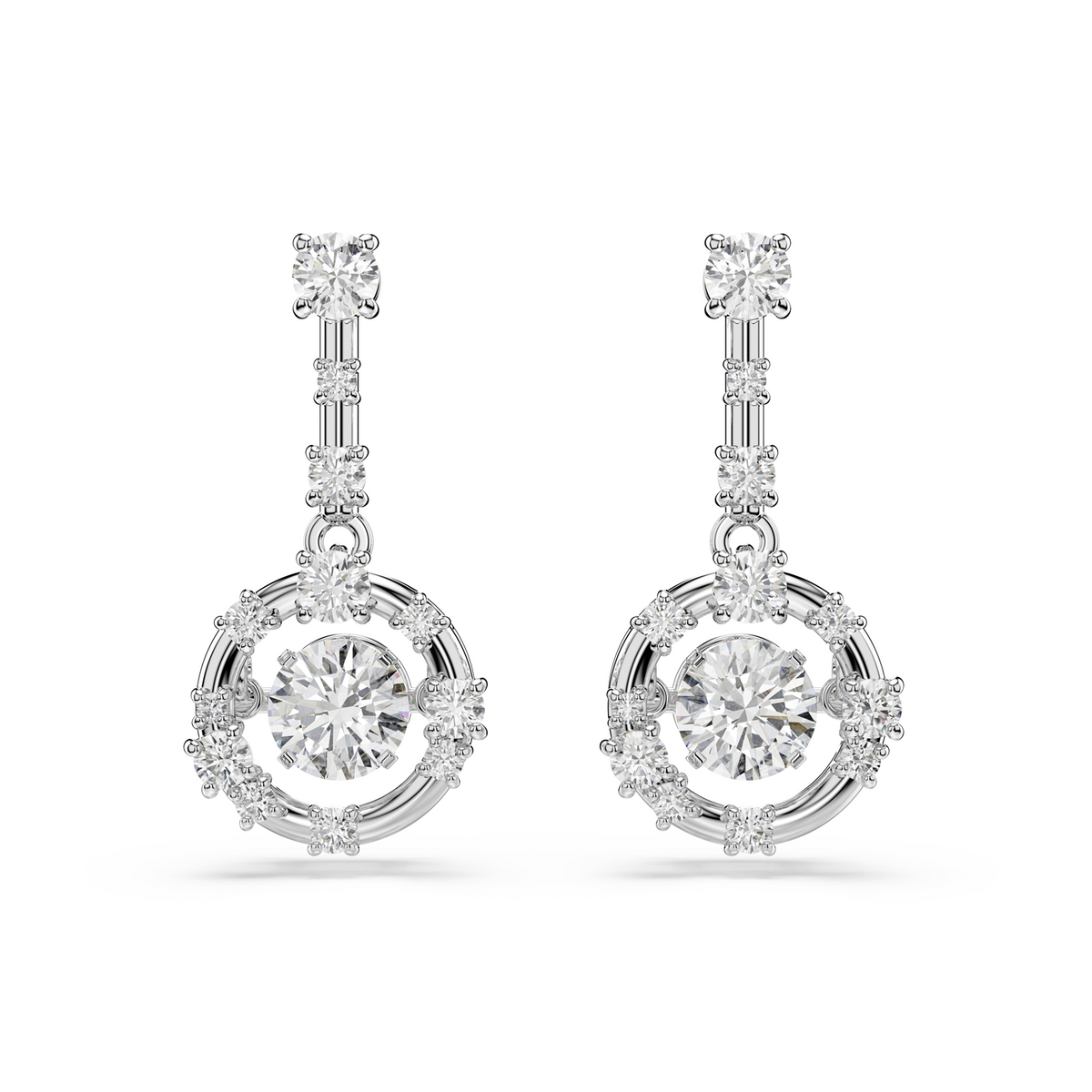 Swarovski Constella Silver Earrings 5738194
