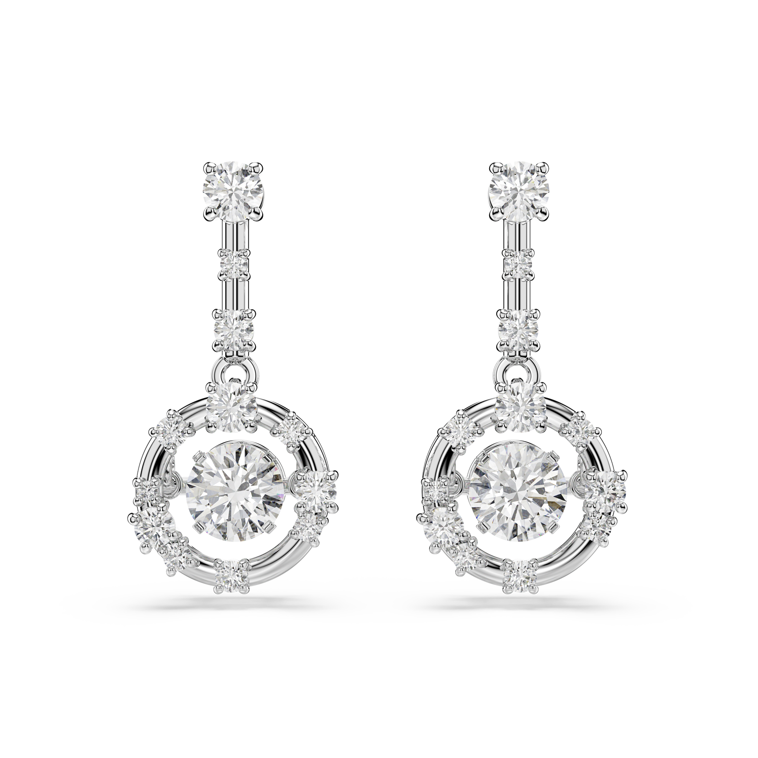 Swarovski Constella Silver Earrings 5738194
