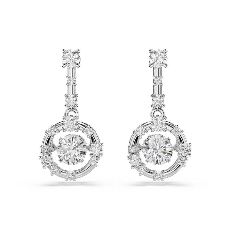 Swarovski Constella Silver Earrings 5738194-zoom-