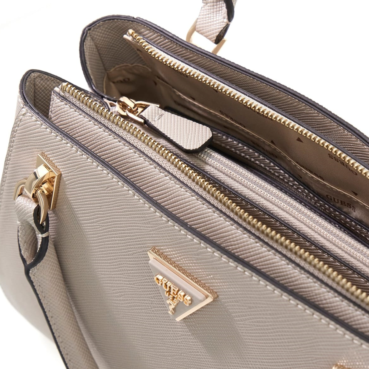 Guess Noelle II Taupe Luxury Satchel HWZG96-72070-TAU