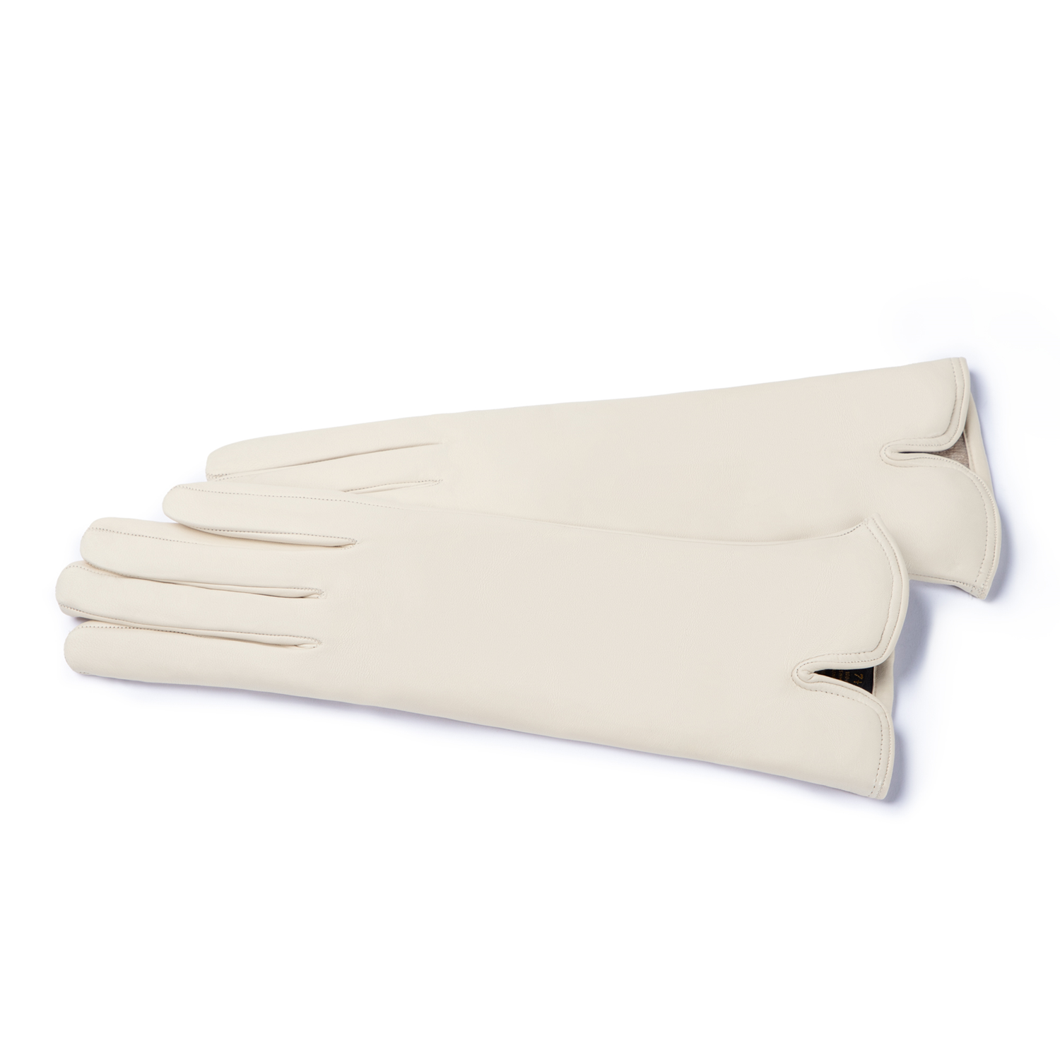 Isabel Bernard Honoré Sylvie cream goatskin leather gloves IB67004-372-7