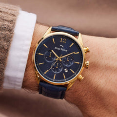 Mats Meier Grand Cornier Chrono Blue Watch MM00123