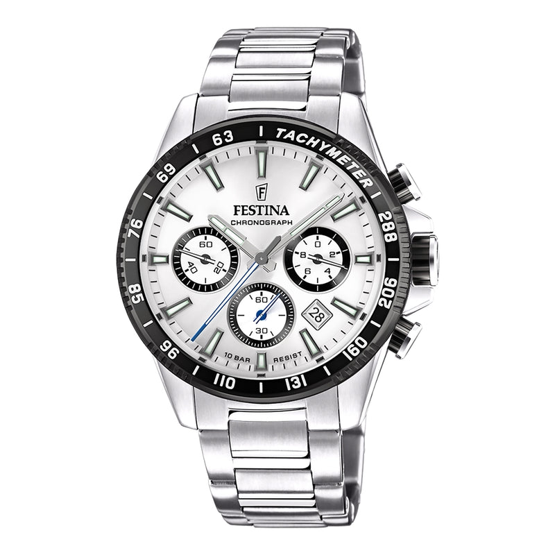 Festina Timeless Chrono herren Uhr Silber F20560/1-zoom-