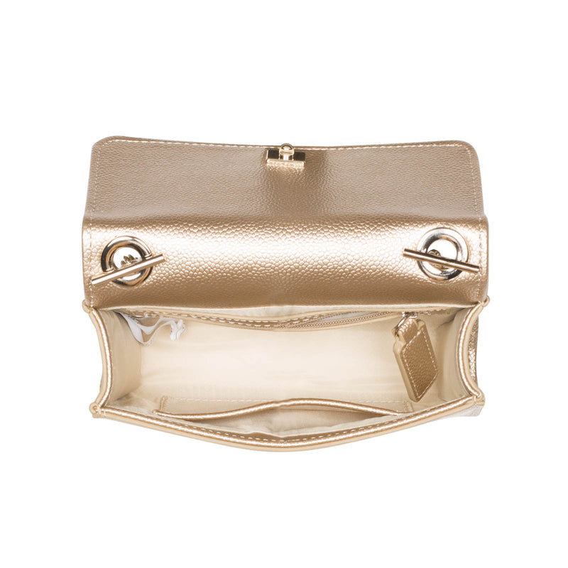 Valentino Bags Divina damen Umhängetasche Gold VBS1R403GORO-zoom-