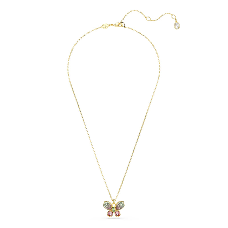Swarovski Idylli Multi Coloured Butterfly Necklace 5709950-zoom-