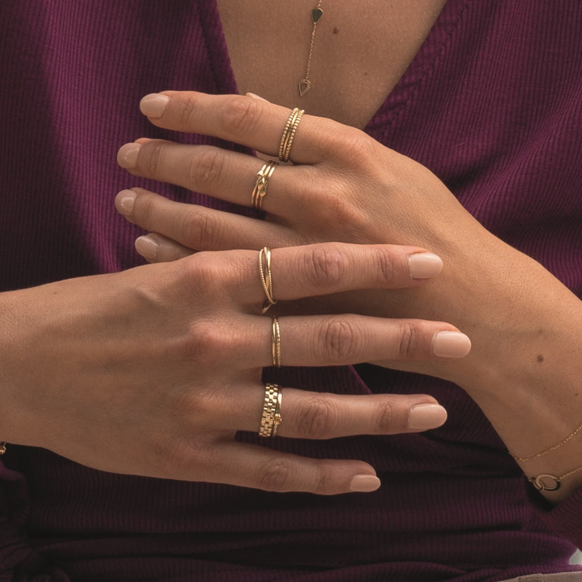 Jackie Gold 14 karat gold Ring JKR23.306.52