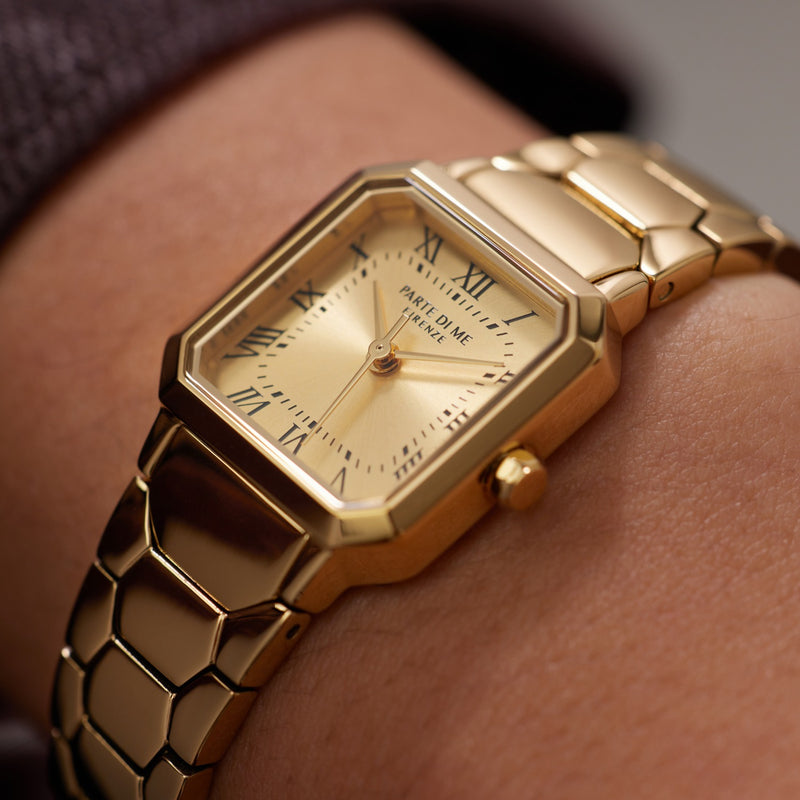 Parte di Me Orologio Square ladies watch gold coloured PDM09030-zoom-