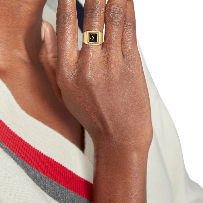 Tommy Hilfiger Gold Women's Watch Ring TH1782837-zoom-