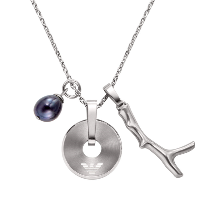 Emporio Armani Stainless Steel Men's Necklace EGS3324040-zoom-