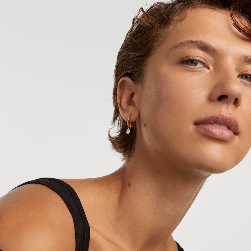 P D Paola Color damen Ohrringe 750 Vergoldung AR01-B93-U-zoom-