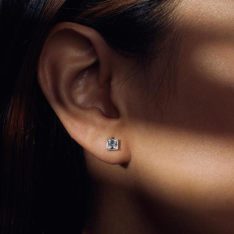 Parte Di Me Cento Luci Perla 925 sterling silver ear studs with preciosa crystal PDM36149-zoom-