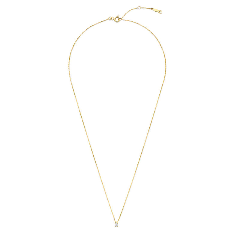 Isabel Bernard De la Paix Eloise 14 karat gold necklace with diamond 0.1 carat IBD350025-zoom-