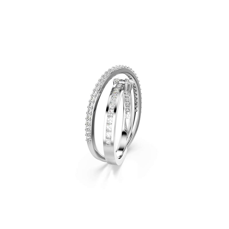 Swarovski Hyperbola Silberfarbener Ring 5691229-zoom-